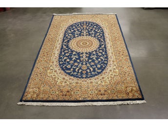 Pakistan 2-ply matta – Äkta klassisk handknuten matta 146 × 260 cm