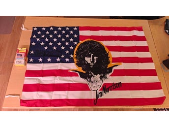 Posterflagga/tygflagga The Doors An American Prayer