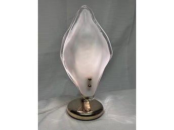 Reijmyre RAF snäcklampa bordslampa 24K guld retro vintage 6059