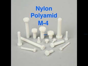 Nylon / Polyamid skruv M6S 6-kant M-4x25mm 300 st FYND