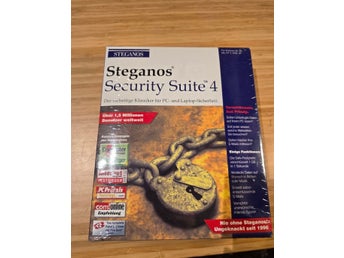 Steganos Security Suite 4 - OÖPPNAD / SEALED - Big Box (Retro PC)