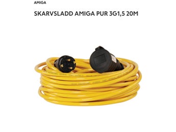 Amiga skarvsladd 20m 3G1,5 PUR