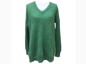 Stickad tröja Mohair Trend Grön M Stickad tröja Mohair Trend Grön M
