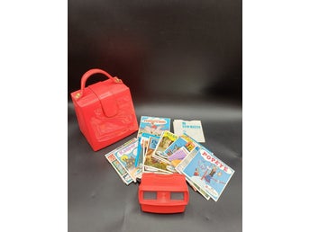 View-Master med 14 filmer och väska