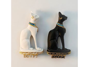 2st Egypten Bastet Kylskåpsmagneter Egyptisk Mytologi Kattgudinna Gåva