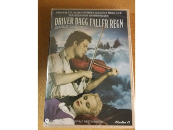 Driver Dagg Faller Regn (1946) NY plastad DVD Mai Zetterling, Alf Kjellin, Palme