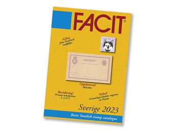 Facit Sverige 2023. Alla svenska märken som givits ut.
