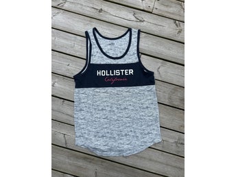 Hollister grått linne, storlek S