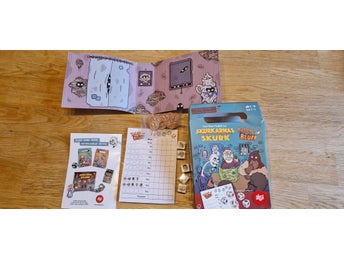 Skurkarnas Skurk Yatzy spel. Oanvänd