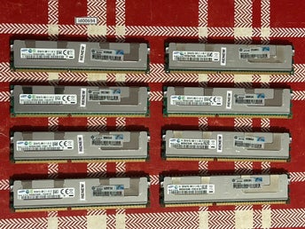 Serverminne (id00694) HP 256 GB Samsung 8 st PC3L-8500R ECC 628975-081U