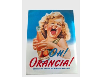 Retro plåtskylt / plansch 