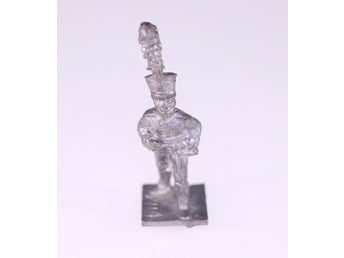 Vintage unpainted lead figure-circa 1960s/1970s-soldier with sabre (broken off)