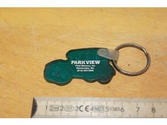 Nyckelring amerikansk reklam Parkview Ford-Mercury (plast)