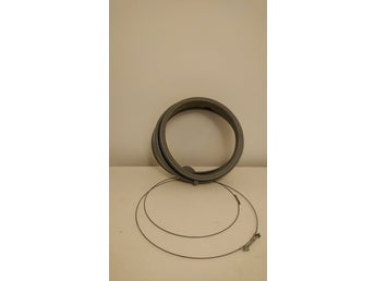 Miele tvättmaskin W2241 reservdelar delar tätning gummimanschett till lucka