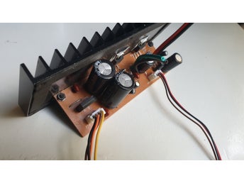 Förstärkarkort Förstärkarmodul med LM1875T & rejäl kylfläns