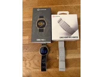 COROS PACE 4 Jakob Ingebrigtsen + Heart Rate Monitor – 1 mån gammal