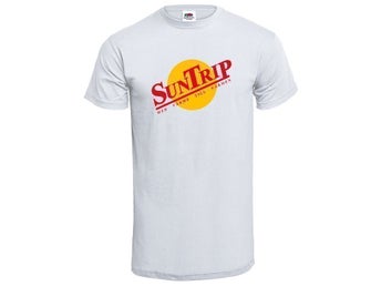 SUNTRIP T-SHIRT Sällskapsresan - Helt NY i stl SMALL 100% Bomull