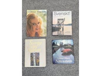 Fyra fotoböcker om Sverige
