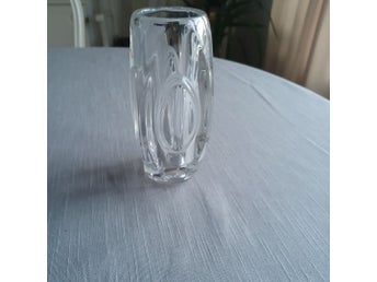 Klar glasvas Rudolf Schröder Retro