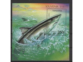 Tanzania 1993 Haj Fiskar 1v i block