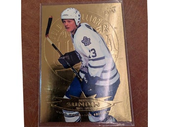 1995-96 Fleer Ultra Mats Sundin GOLD Medallion Edition #94 #HOF