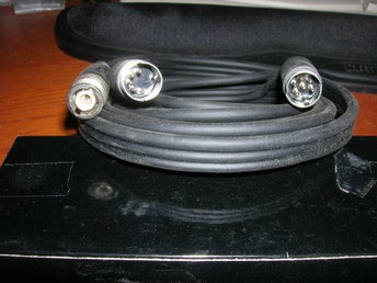 DIN-kabel 6-pol hane - 5-pol hane+BNC hane 2m