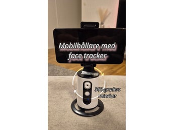 Auto Face-Tracking Stativ – 360° Smart Kamerahållare för Vloggar & TikTok
