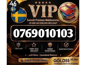 Guldnummer 0769010103 – Exklusivt & Lätt att komma ihåg