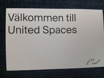 Presentkort en dag United Spaces kontorshotell