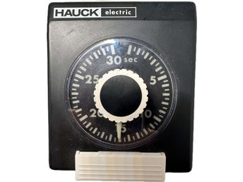 Vintage Hauck Electric Timer Mörkrum 30 sekunder Darkroom Timer Modell ATU