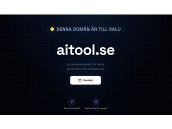 aitool.se - Premium AI-domän till salu