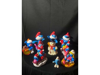 Smurfarna Julfigurer Samling