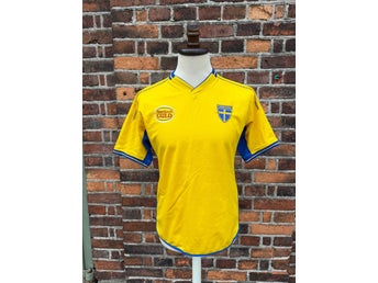 Vintage Norrlands Guld Sverige Supportertröja – Retro Fotboll – S/M