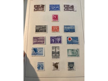 16 frimärken Canada
