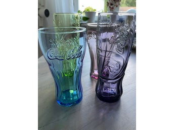 McDonalds Coca Cola Glas 4 St Retro Samlarglas