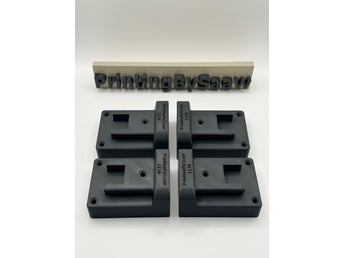 4-pack maskinhållare / verktyghållare till Milwaukee M18 (Hög)