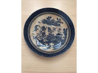 Gustavsberg Willow, sekelskifte 1800/1900, litet fat, tefat?