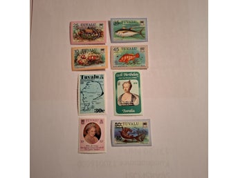 Div. Tuvalu frimärken