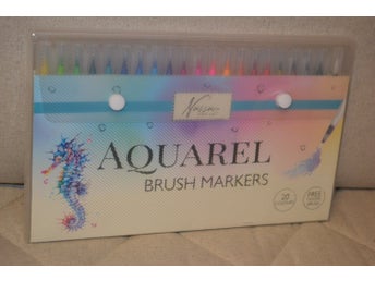 20st Aquarel Brush Markers 20st Nassau Akvarell & Pensel Ny