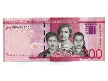 Dominikanska Republiken ~ 200 Pesos 2017 ~ Pick 191d