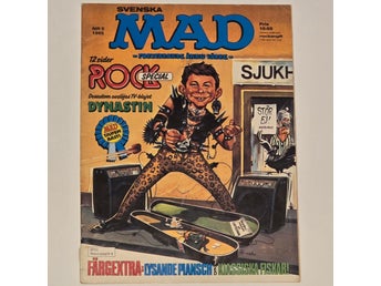 Svenska MAD Nr 5 – 1985 – Klassisk humortidning – Retro
