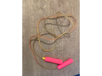 Hopprep med rosa handtag