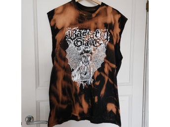 Bastard Grave T-shirt Linne Dip Dye Storlek M/L