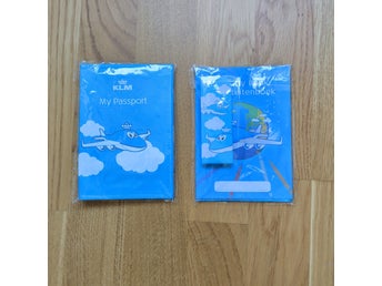 OANVÄND - Barnresekit med passfodral och pysselbok och färger, 2 st