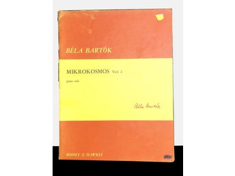 Pianonoter: Béla Bartók - Mikrokosmos Vol. 2