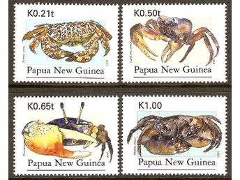 Papua New Guinea Krabbor Mi 763-66 xx