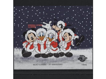 Sierra Leone 1997 Disney Kalle mfl. firar jul 2v i 2 block