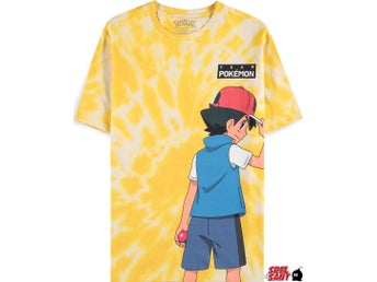 Pokemon Ash and Pikachu Short Sleeved T-shirt (X-Small)
