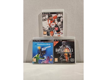 Playstation 3 Spel - NHL 13, Battlefield 3, Playstation Move