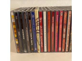 Samling med 48 CD-skivor